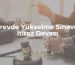 Görevde Yükselme Sınavına İtiraz Davası